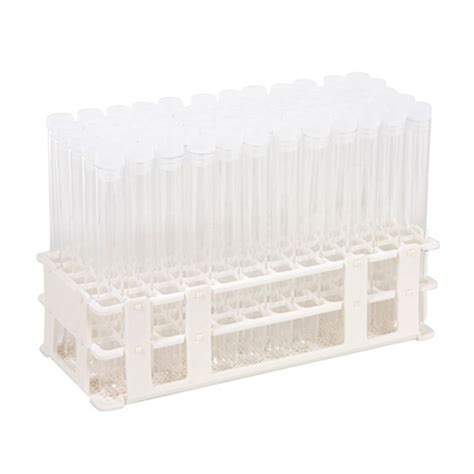 Stackable Test Tube Rack, 30mm, PP Plastic, 21 